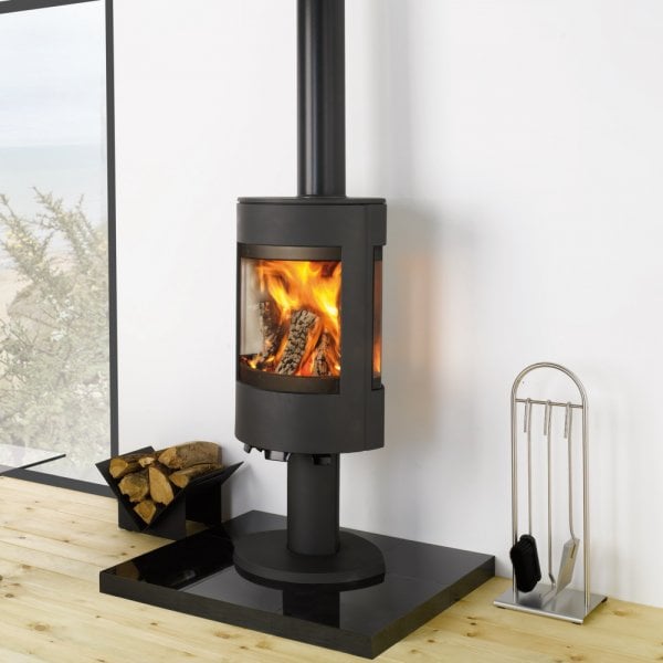 Dovre Astroline Woodburning Kw Cast Iron Cylindrical Stove