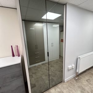 Kindred Parity Mirrored 1100mm wide Double Wardrobe *TO CLEAR*