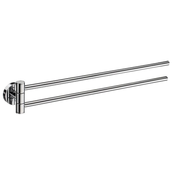 Smedbo Home Swing Arm Towel Rail HK326 Polished Chrome