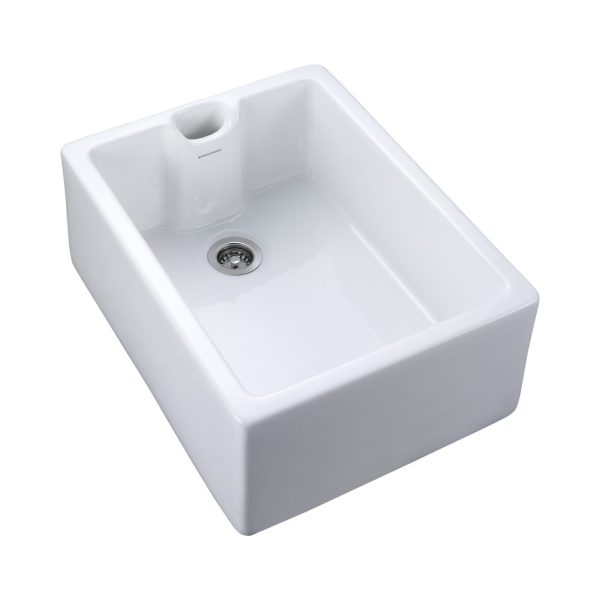 Rangemaster Classic Belfast Sink 1.0 bowl Reversible in White