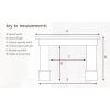 Brison Wetherby 48 or 54 inch Micro Marble Fireplace - Image 4