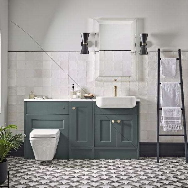 Roper Rhodes Burford Fitted Bathroom Furniture - Juniper Green