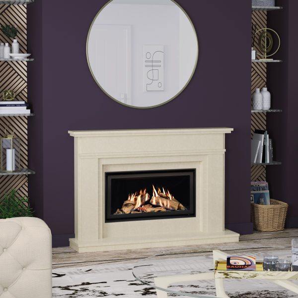 Elgin And Hall Harlow 800CF Micro Marble  Gas Fireplace - Image 2