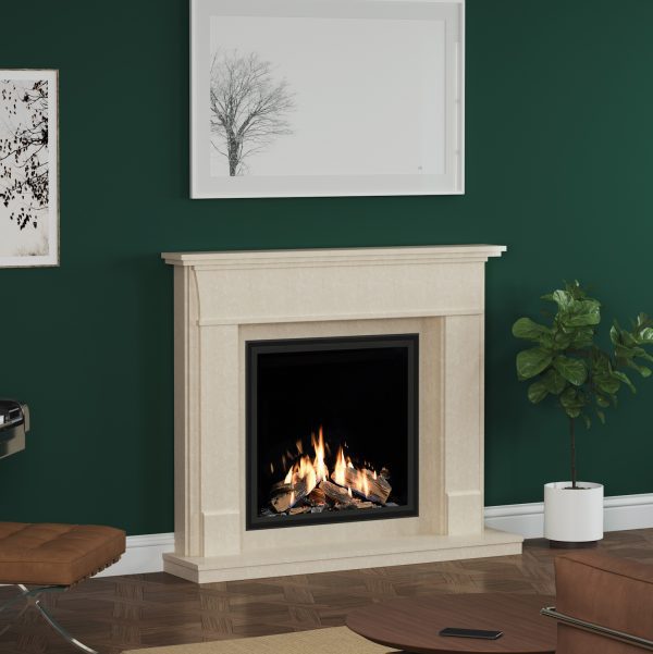 Elgin And Hall Erdington 750CF Micro Marble  Gas Fireplace - Image 2