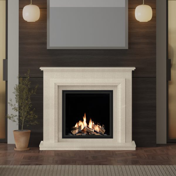 Elgin And Hall Alford 750CF Micro Marble  Gas Fireplace - Image 2