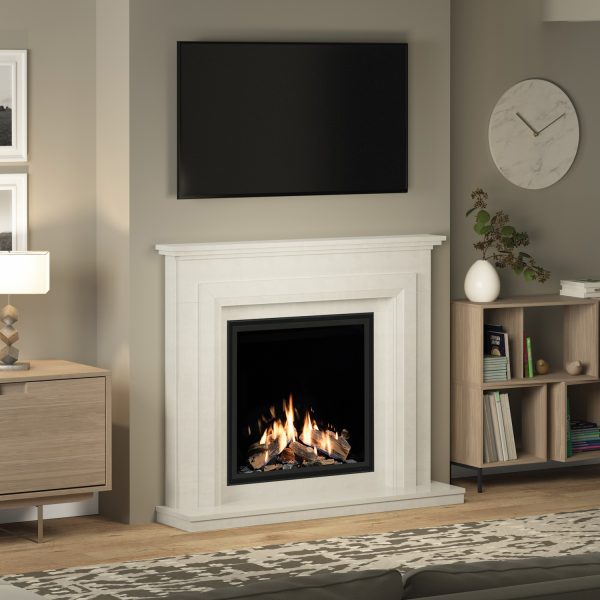 Elgin And Hall Alford 750CF Micro Marble  Gas Fireplace - Image 3