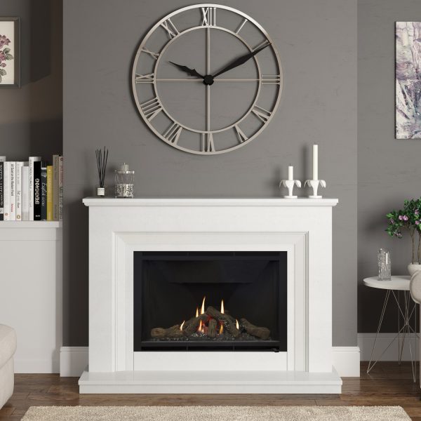 Elgin And Hall Cassius Micro Marble  Gas Fireplace