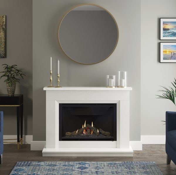 Elgin And Hall Earlston Micro Marble  Gas Fireplace