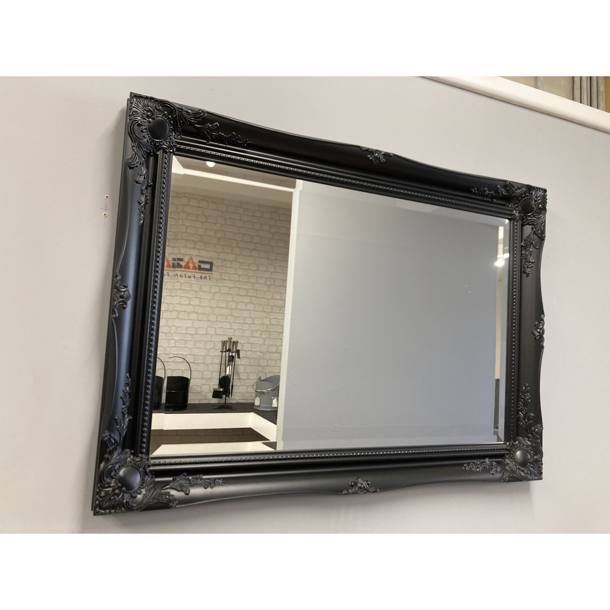 Black Ornate Mirror *TO CLEAR* - Image 2