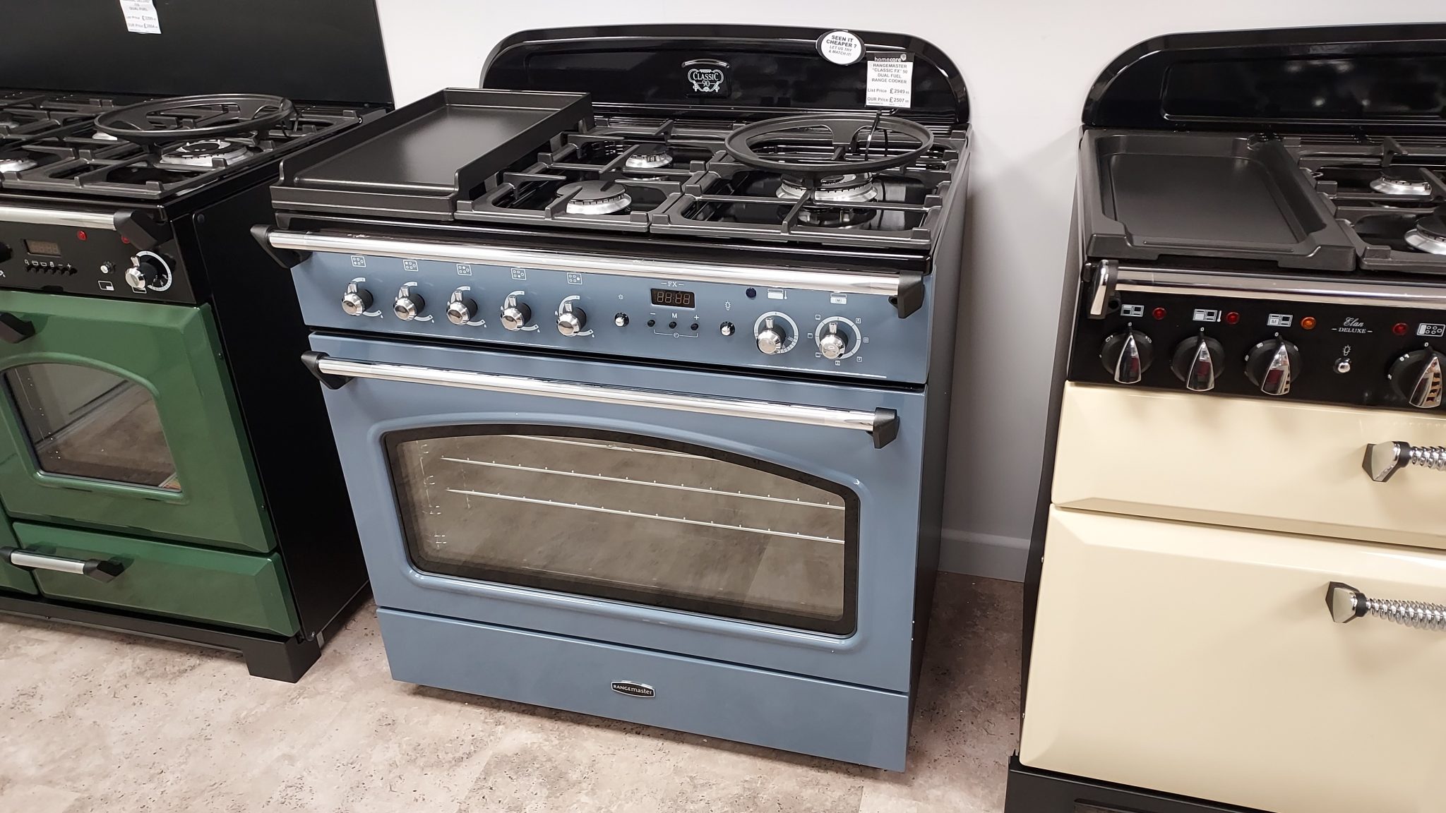 Rangemaster Classic FX 90 Dual Fuel Range Cooker To Clear - Homecare ...