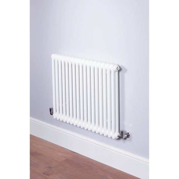 DQ Heating Ardent Traditional 2 Column Horizontal Central Heating Radiator - Image 2