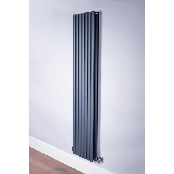 DQ Heating Cove Vertical Oval Central Heating Designer Radiator - Image 2