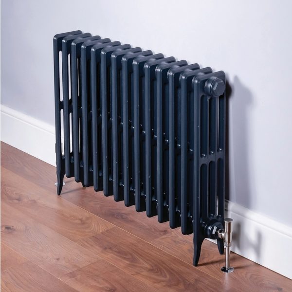 DQ Heating Hawkshaw 4 Column Cast Iron Horizontal Central Heating Radiator