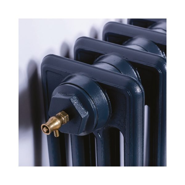 DQ Heating Hawkshaw 4 Column Cast Iron Horizontal Central Heating Radiator - Image 4