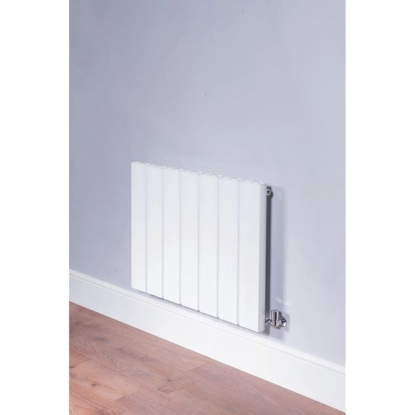 DQ Heating Moto Horizontal Central Heating Aluminium Designer Radiator - Image 2