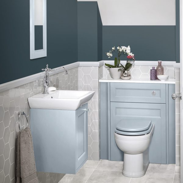 Utopia Roseberry Modular Bathroom Furniture Wallmounted Cloakroom Unit - Image 3