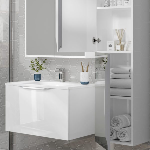 Utopia Halo Modular Bathroom Furniture Vanity Unit - Image 3