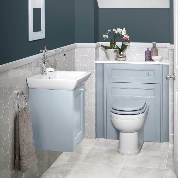 Utopia Roseberry Modular Bathroom Furniture Wallmounted Cloakroom Unit