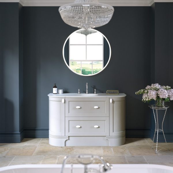 Utopia Roseberry Modular Bathroom Furniture Curved Basin Unit