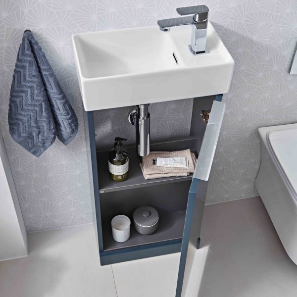 Roper Rhodes R2 Alto Compact Freestanding Cloakroom Vanity Unit - Image 2