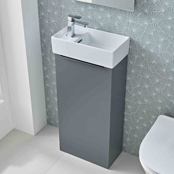 Roper Rhodes R2 Alto Compact Freestanding Cloakroom Vanity Unit - Image 3