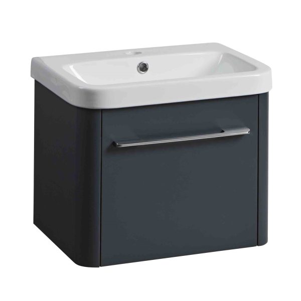 Roper Rhodes R2 Contour 600mm Wall Mounted Wash Unit and Basin - Image 2