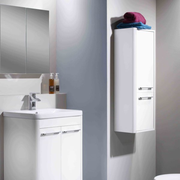 Roper Rhodes R2 Contour 350mm Wall Column Bathroom Storage Unit