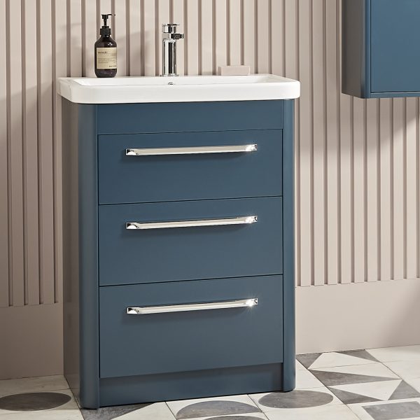 Roper Rhodes R2 Contour 600mm Freestanding 3 Drawer Wash Unit - Image 3