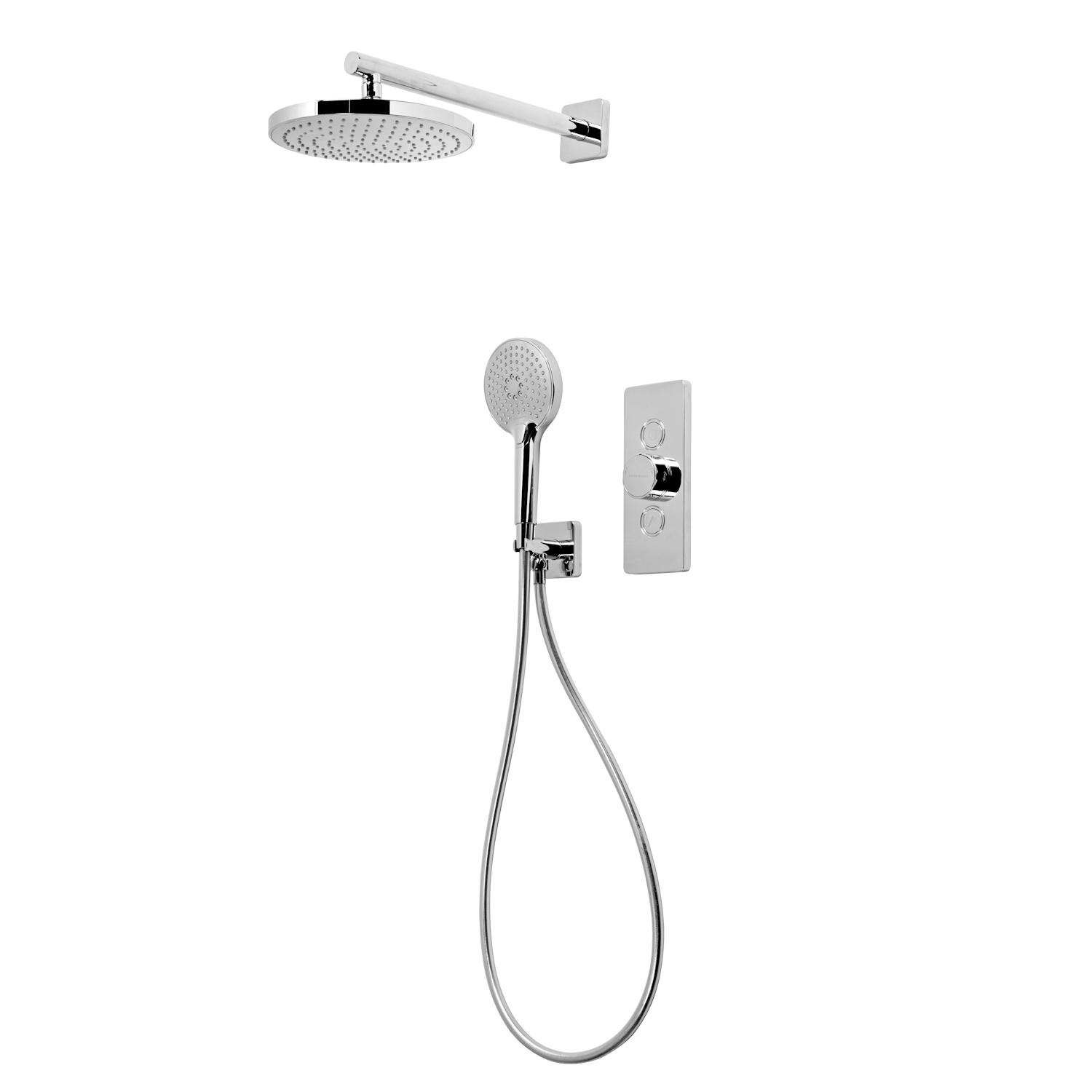 Roper Rhodes Event Click Dual Function Shower with Overhead Shower and ...