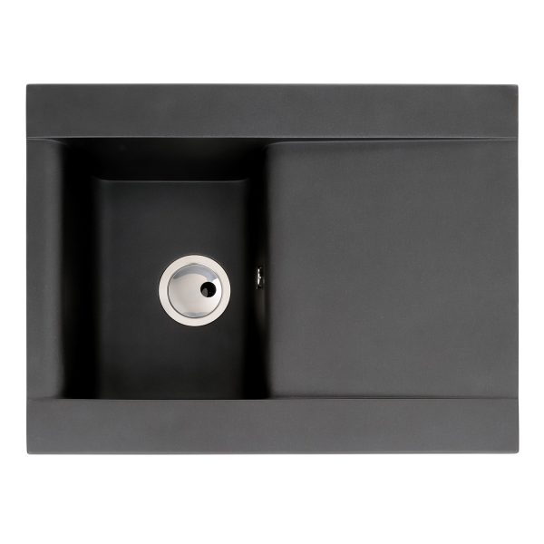 Abode Aspekt 1 Bowl & Drainer Granite Inset Sink - Image 3