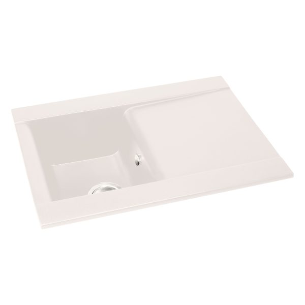 Abode Aspekt 1 Bowl & Drainer Granite Inset Sink - Image 7