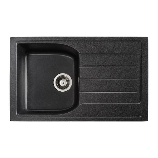Abode Oriel 1 Bowl and Drainer Granite Inset Sink - Image 2