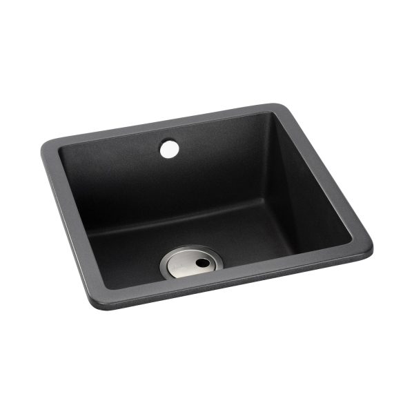 Abode Matrix Square GR15 1 Bowl Granite Inset Undermount Sink - Image 7