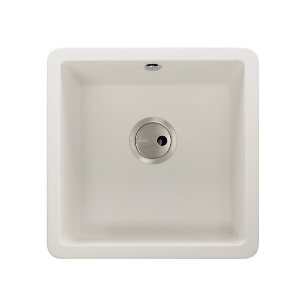 Abode Matrix Square GR15 1 Bowl Granite Inset Undermount Sink - Image 2