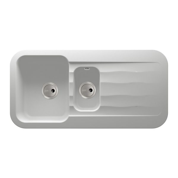 Abode Dune 1.5 Bowl & Drainer Granite Inset Sink - Image 4