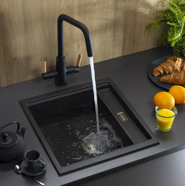 Abode Synchronist Compact Bowl Inset Undermount Sink