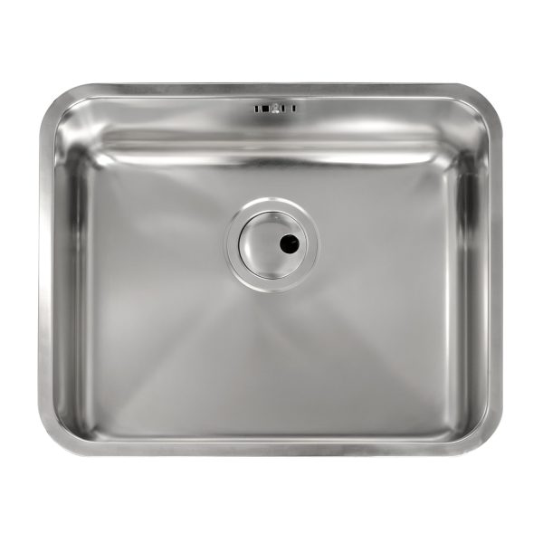 Abode Matrix R50 1 Bowl 500mm Undermount Inset Sink Stainless Steel - Image 2