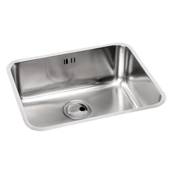 Abode Matrix R50 1 Bowl 500mm Undermount Inset Sink Stainless Steel