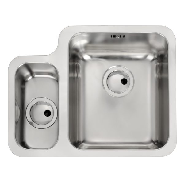 Abode Matrix R50 1.5 Bowl Undermount Inset Sink Stainless Steel - Image 2