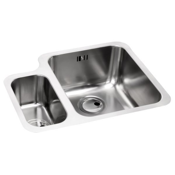 Abode Matrix R50 1.5 Bowl Undermount Inset Sink Stainless Steel - Image 3