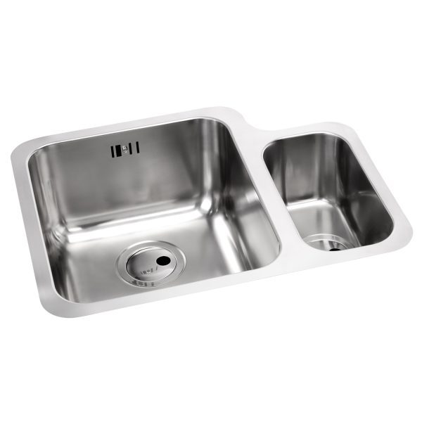 Abode Matrix R50 1.5 Bowl Undermount Inset Sink Stainless Steel - Image 5