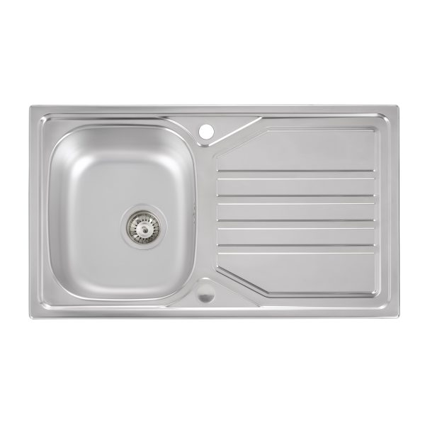 Abode Mikro AW5062 1 Bowl And Drainer Inset Sink Stainless Steel - Image 2