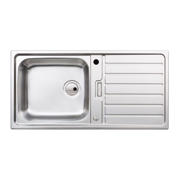 Abode Neron AW5112 1 Bowl And Drainer Inset Sink Stainless Steel - Image 2