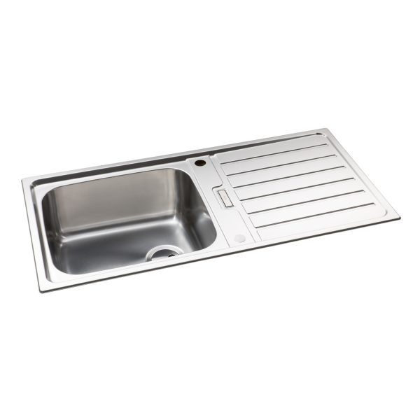 Abode Neron AW5112 1 Bowl And Drainer Inset Sink Stainless Steel