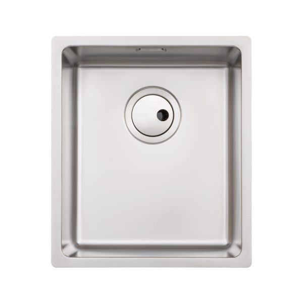 Abode Matrix AW5121 R15 1 Bowl 340mm Undermount Inset Sink Stainless Steel - Image 2