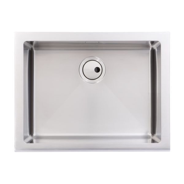 Abode Belfast AW5135 1 Bowl Undermount Sink - Stainless Steel - Image 2