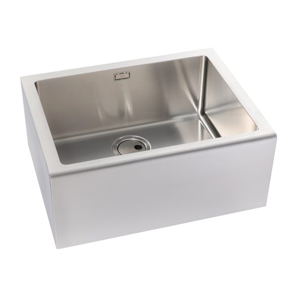 Abode Belfast AW5135 1 Bowl Undermount Sink - Stainless Steel - Image 3