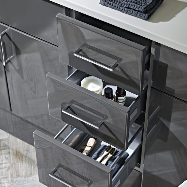 Roper Rhodes Aruba Fitted Furniture - Gloss Dark Clay - Image 3