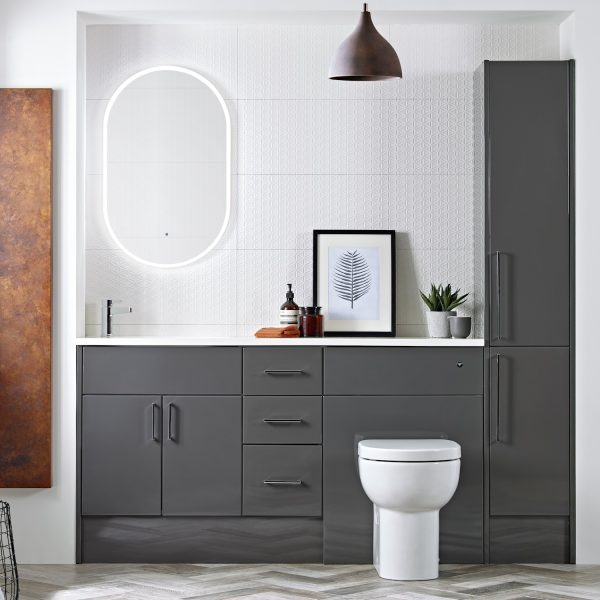 Roper Rhodes Aruba Fitted Furniture - Gloss Dark Clay