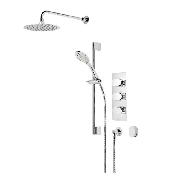 Roper Rhodes Clear Triple Function Shower System with Bath Filler SVSET142
